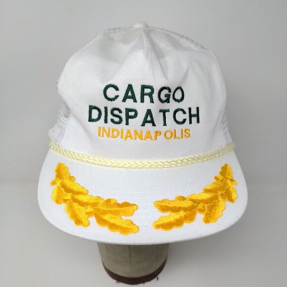 Indianapolis Cargo Dispatch Hat Scrambled Eggs White Snapback - Picture 3 of 11
